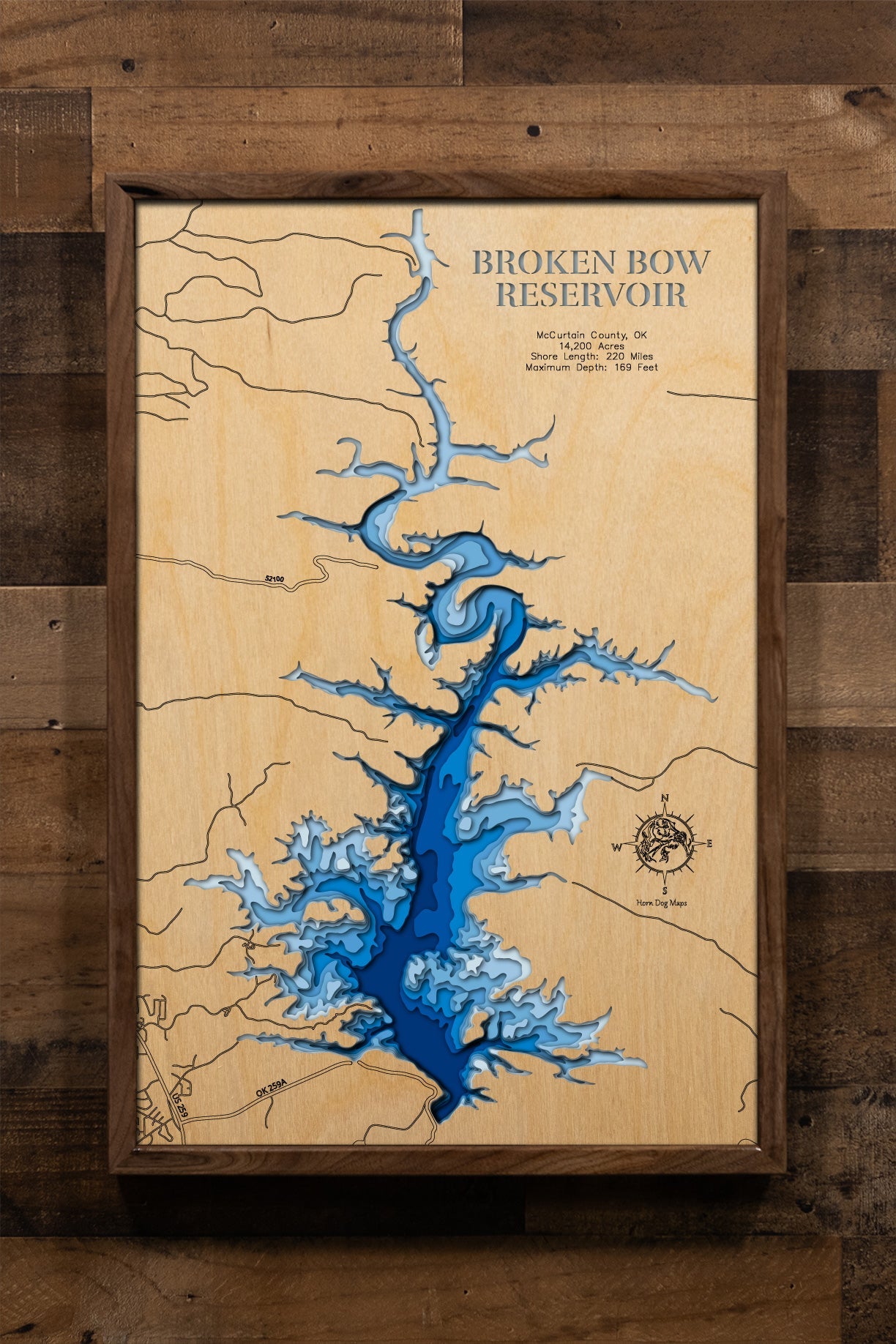 Broken Bow Lake in McCurtain County, Oklahoma