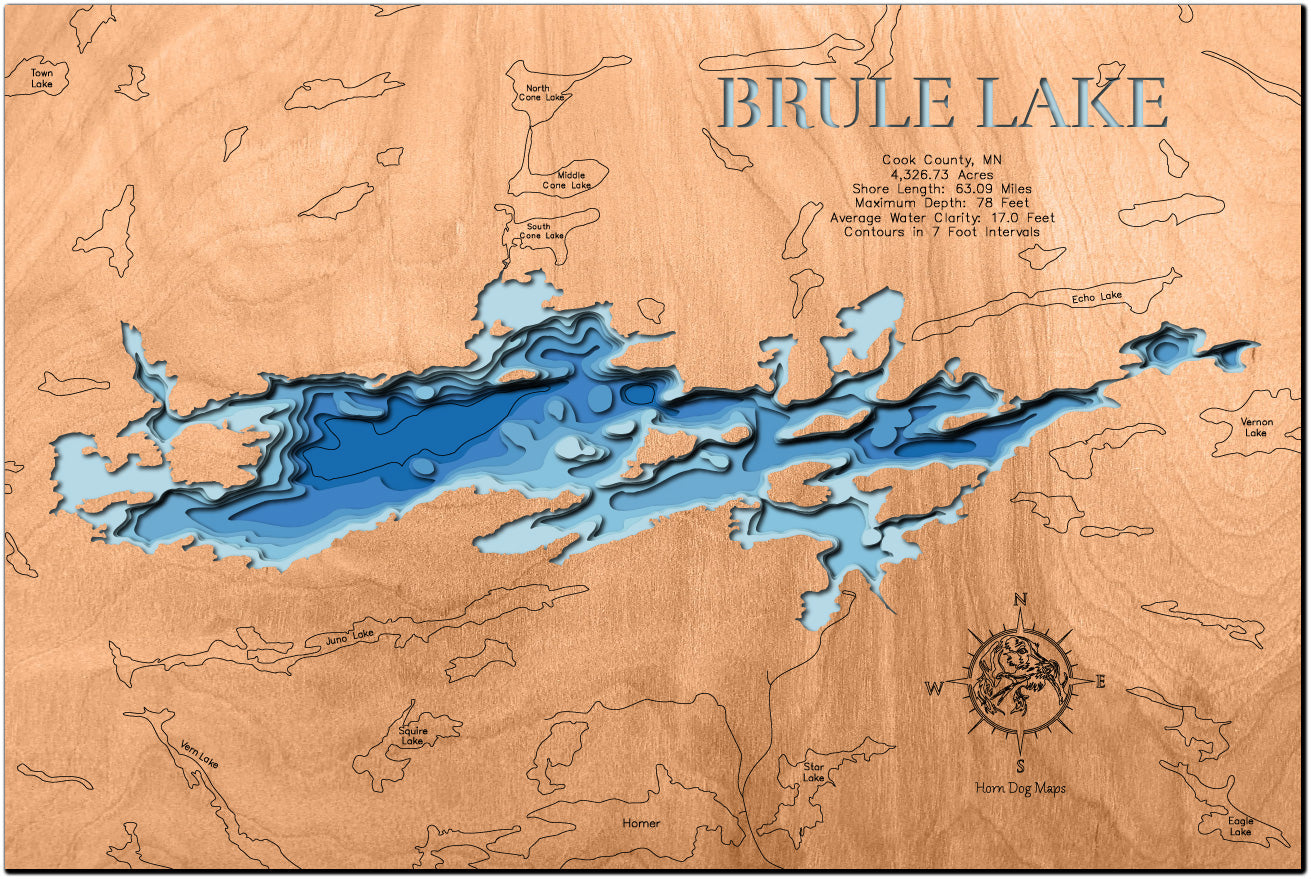 Brule Lake in Cook County, Minnesota