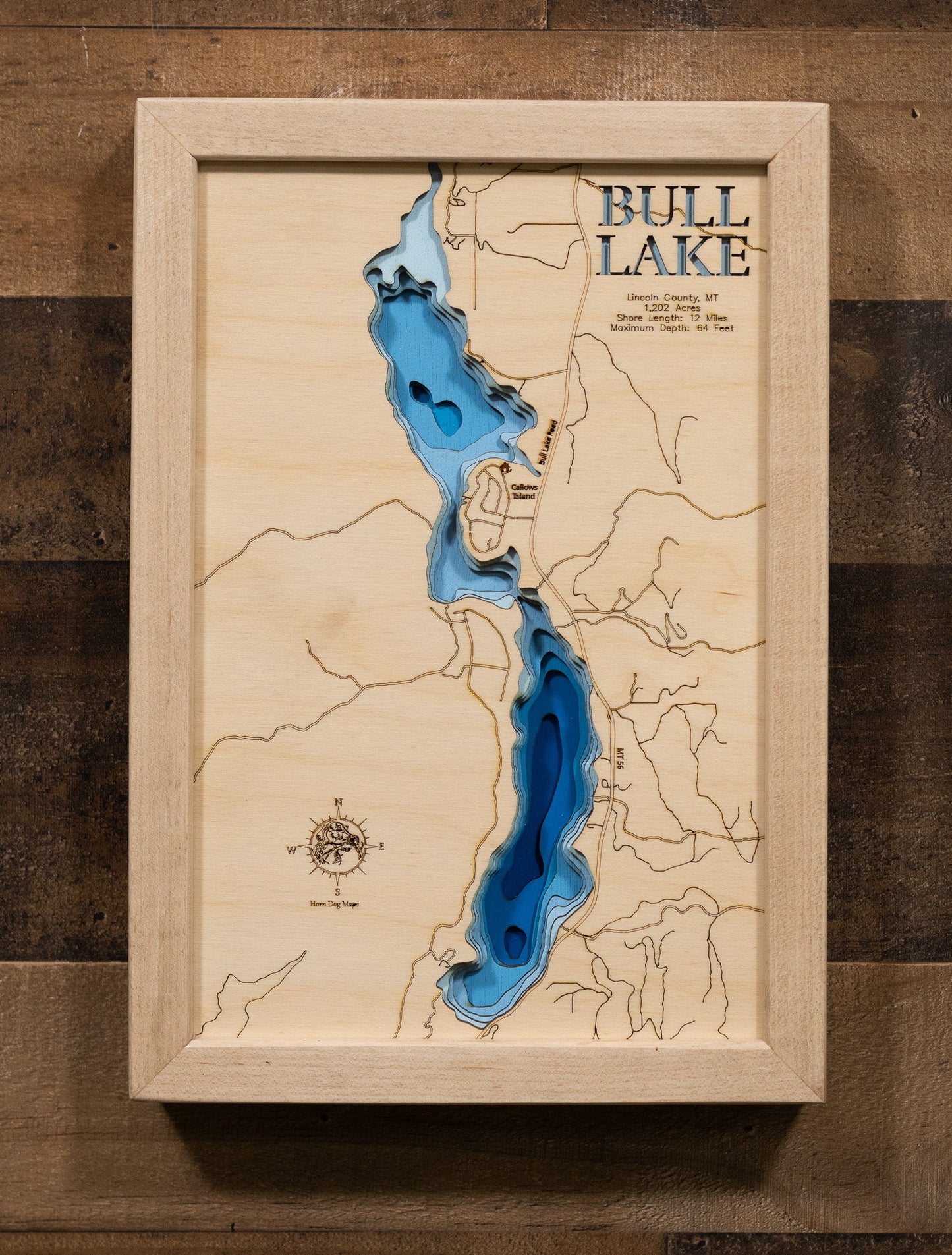 Bull Lake in Lincoln County, Montana