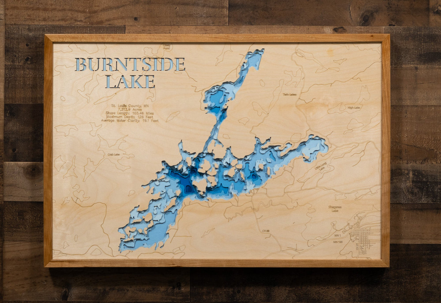 Burntside Lake in St. Louis County, Minnesota