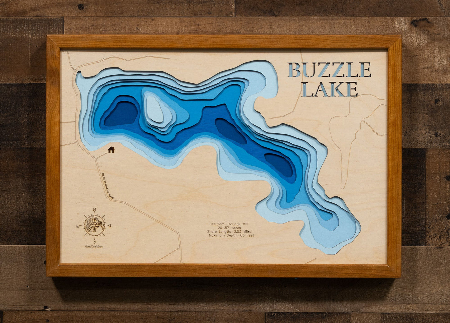 Buzzle Lake in Beltrami County, Minnesota