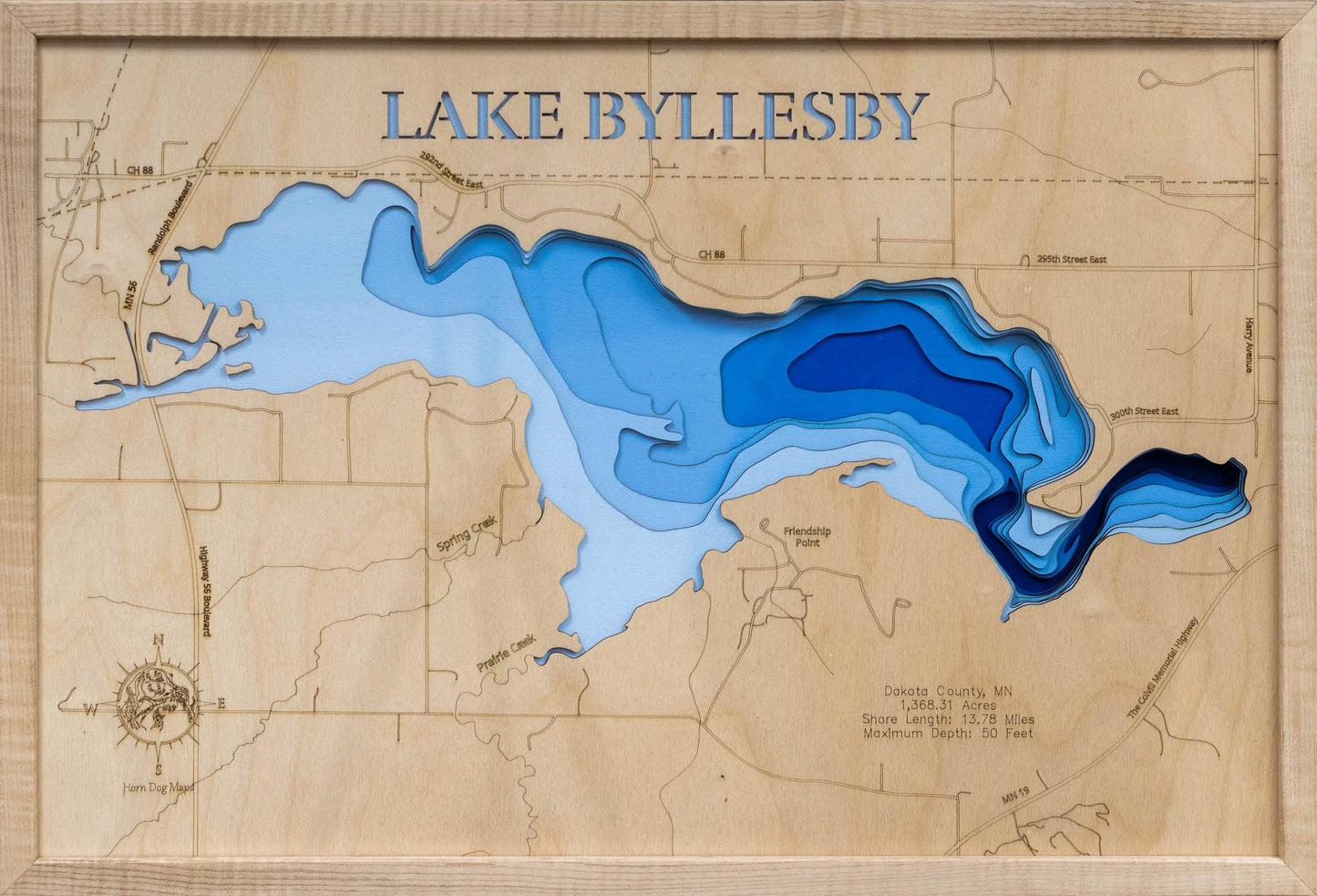 Lake Byllesby in Dakota County, Minnesota