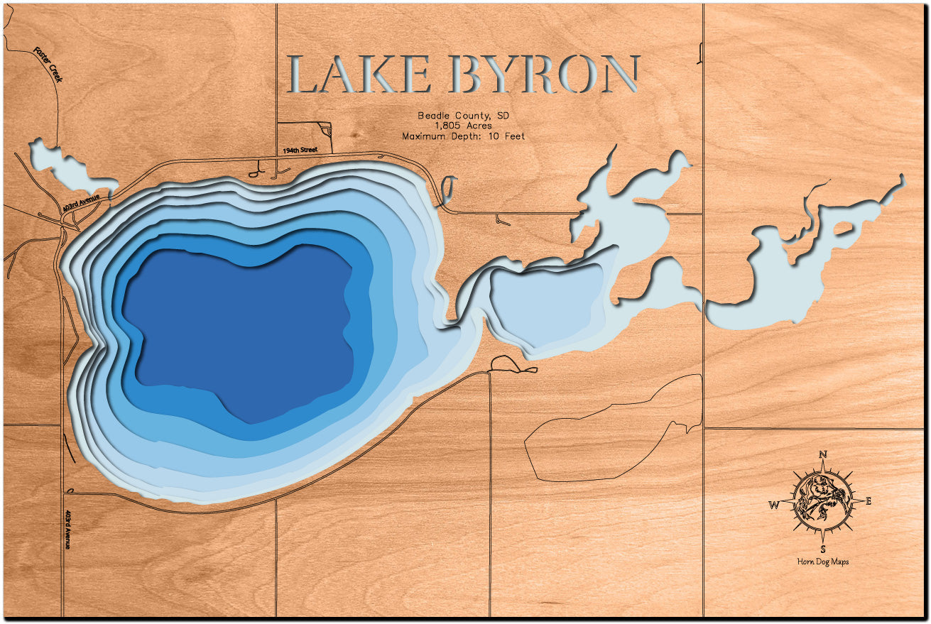 Lake Byron in Beadle County, South Dakota