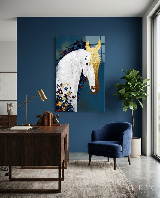 Horse Glass Wall Art