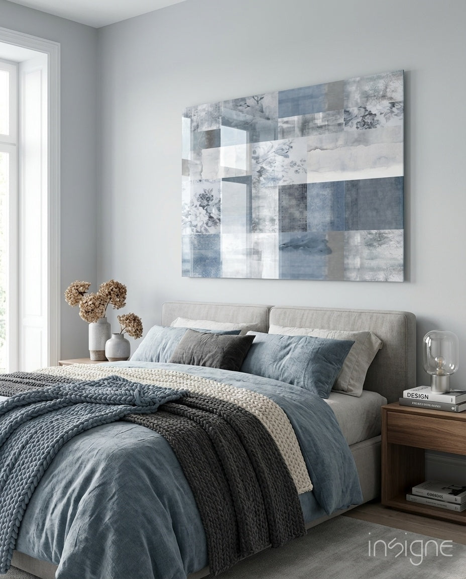 Abstract Glass Wall Art