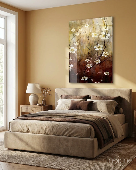 Daisies Glass Wall Art