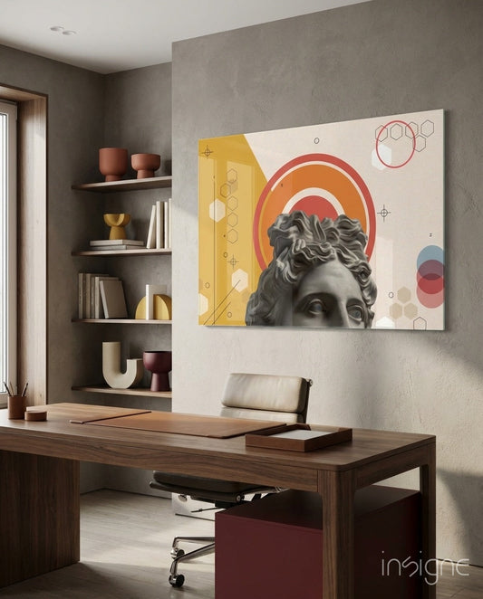 Sculpture Glass Wall Art