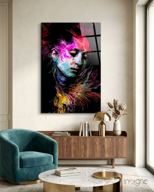 Colorful Thoughts Glass Wall Art