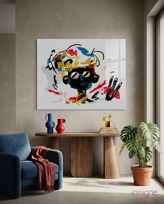 Thoughts Glass Wall Art
