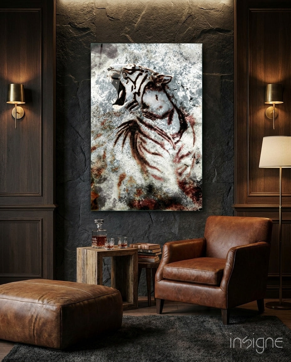 Tiger Glass Wall Art