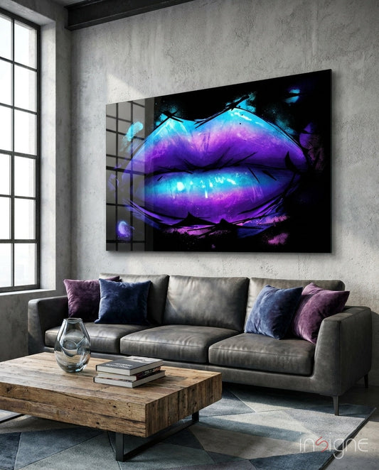 Lip Glass Wall Art