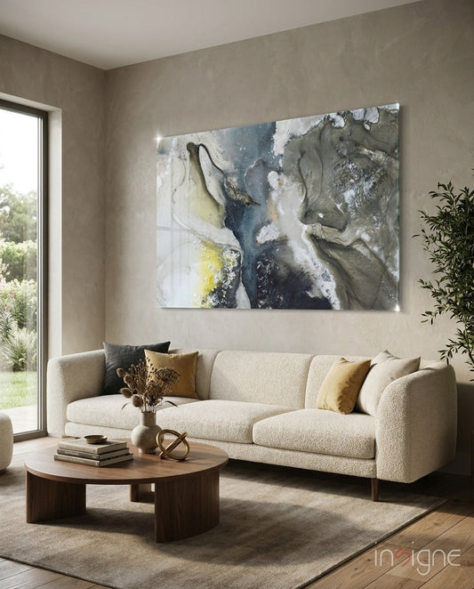 Marble Glass Wall Art