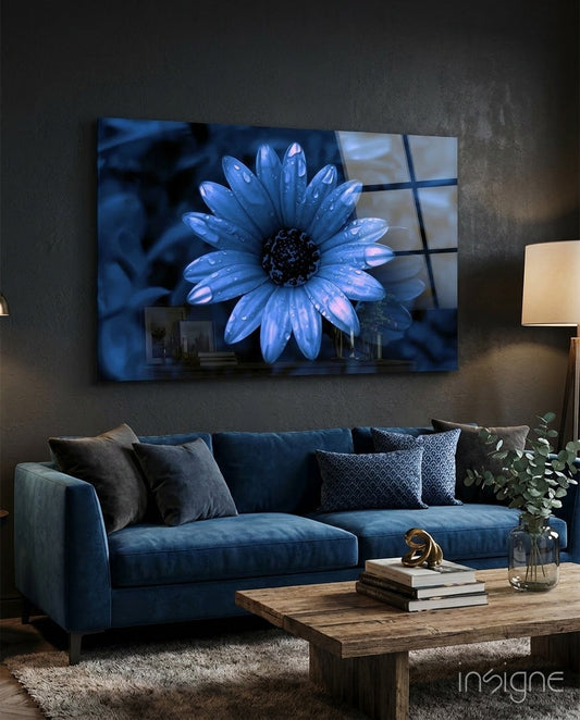 Flower Glass Wall Art