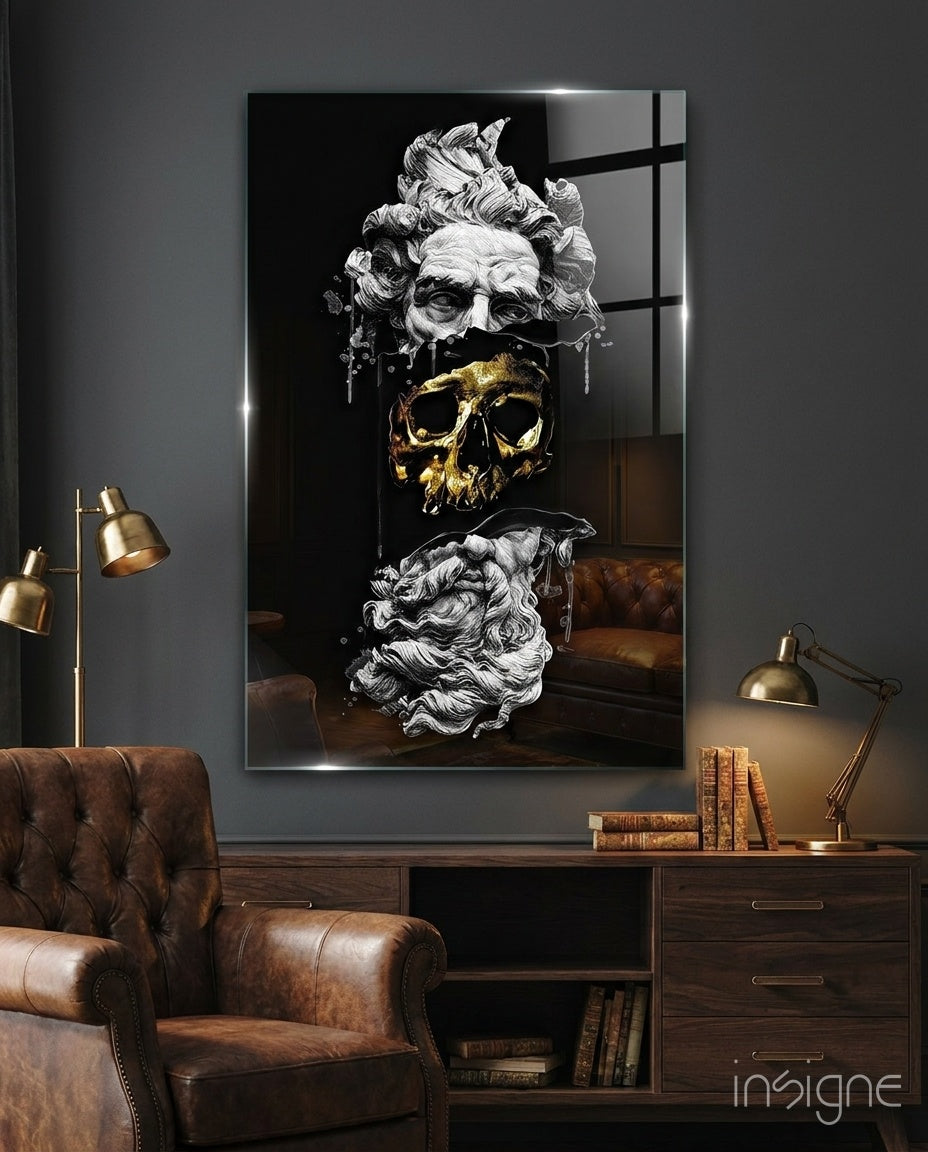 Poseidon Glass Wall Art