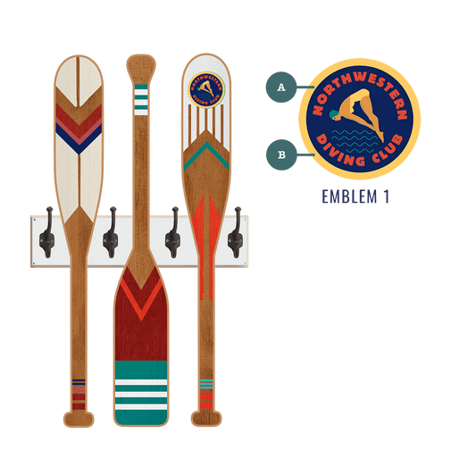 Oar Coatrack - Classic Trio Edition