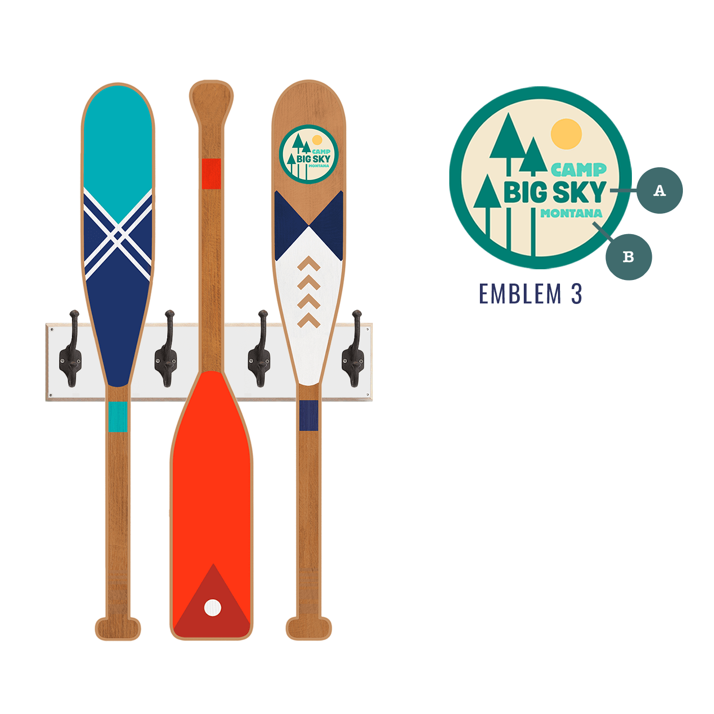 Oar Coatrack - Seafarer's Edition