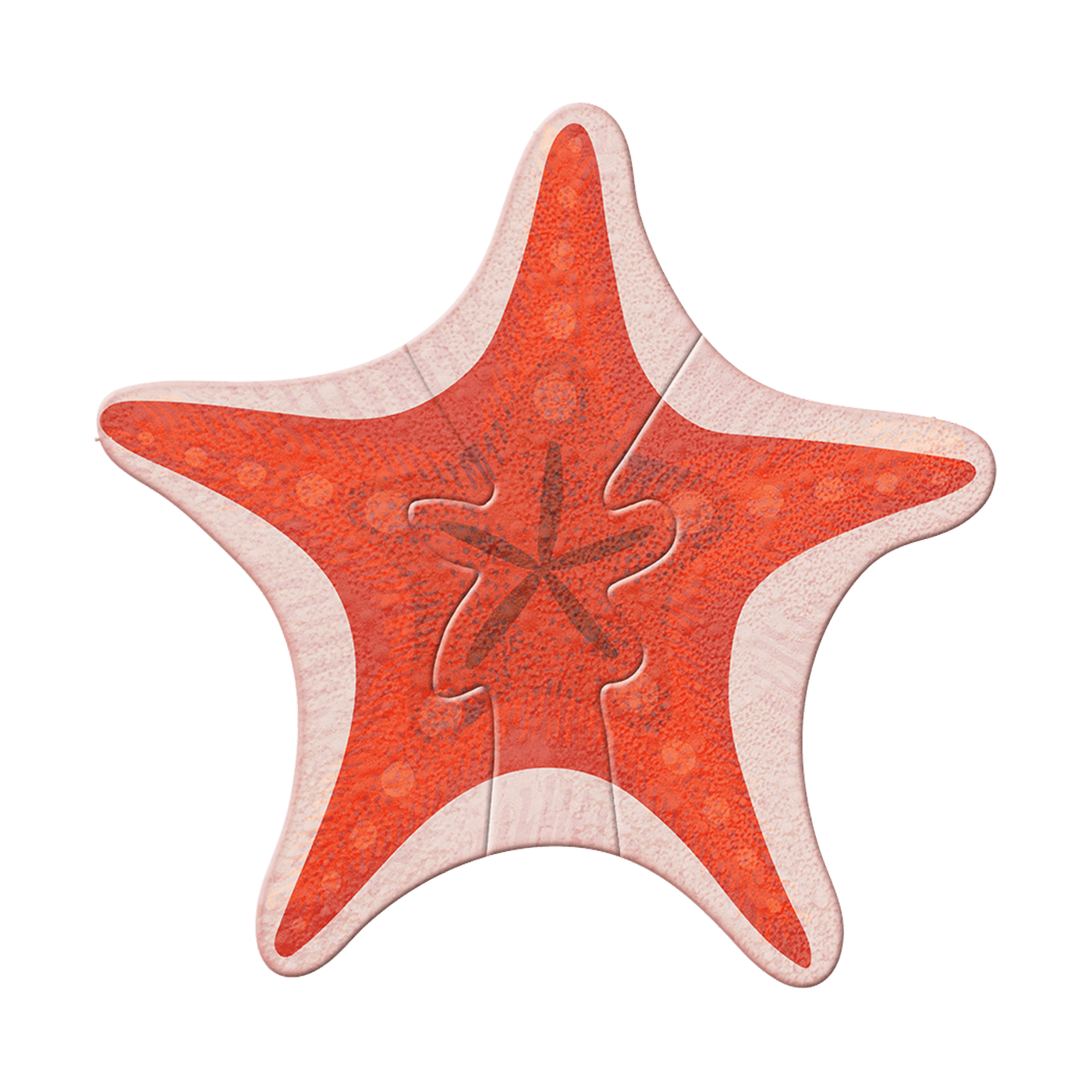 Coastal Starfish - Wood Wall Art