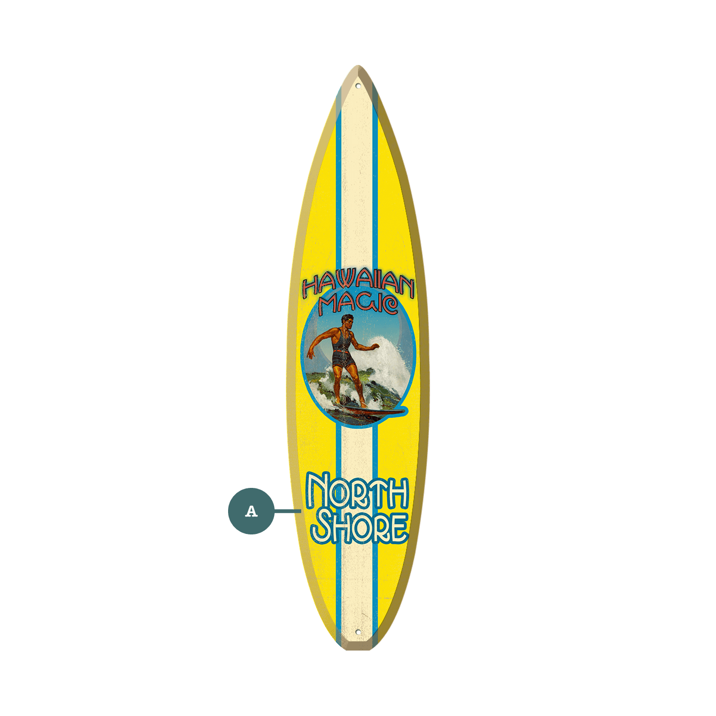 Hawaiian Magic - Surfboard Wall Art