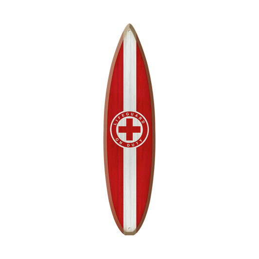 Lifeguard Sign: Generic - Surfboard Wall Art