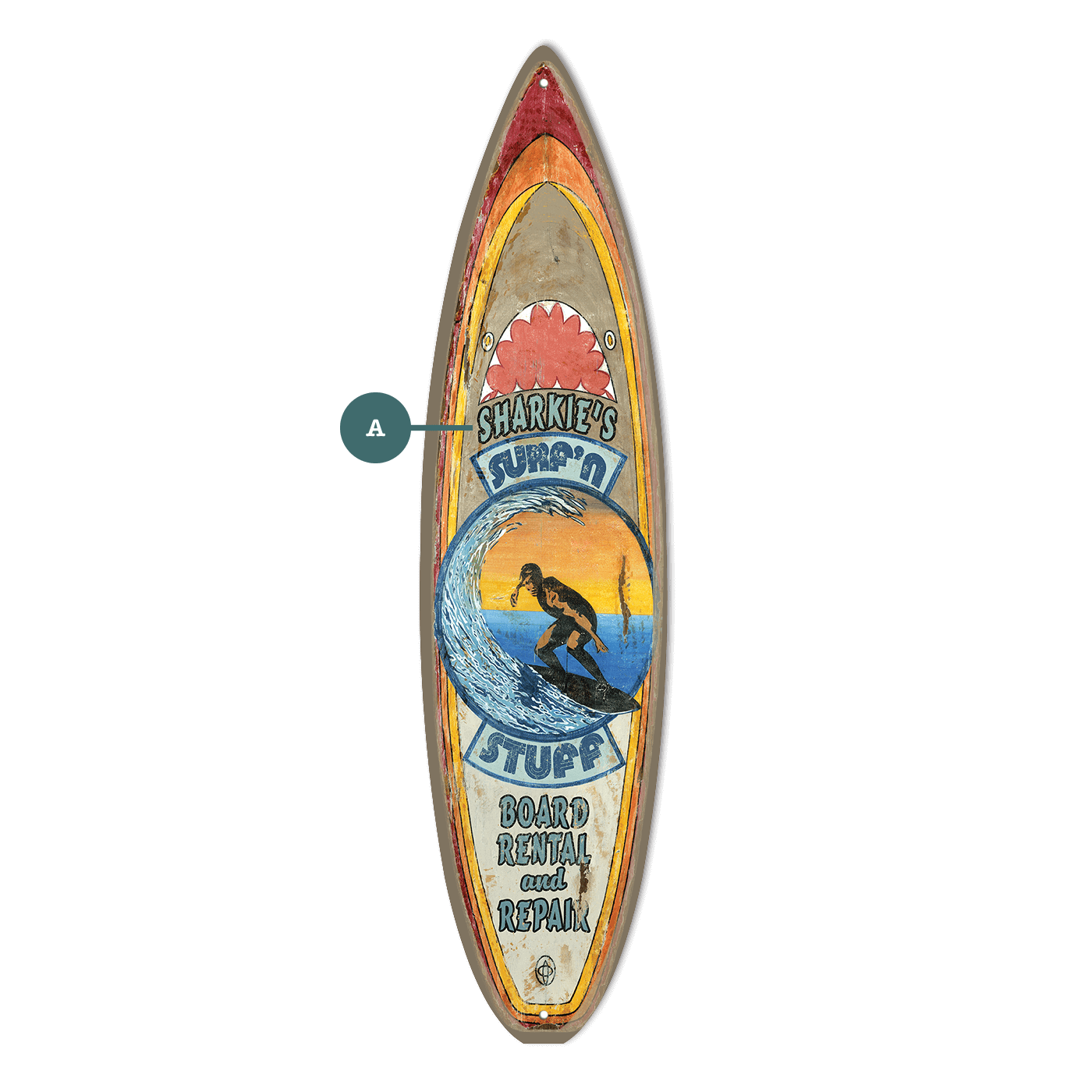Sharkie's Surf'n Stuff - Surfboard Wall Art