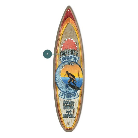 Sharkie's Surf'n Stuff - Surfboard Wall Art