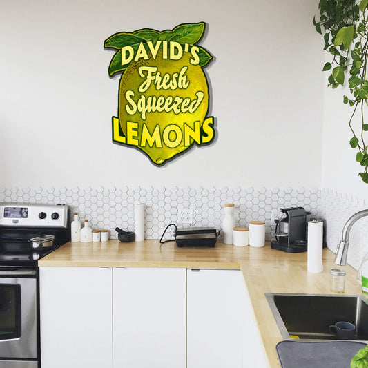 Garden Cutouts: Lemons - Decorative Plaque