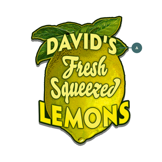 Garden Cutouts: Lemons - Decorative Plaque