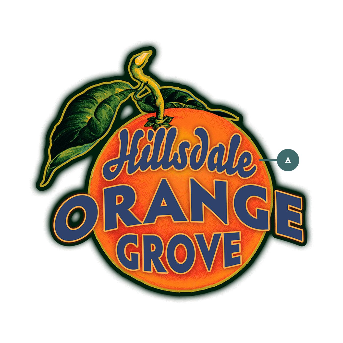 Garden Cutouts: Orange Grove - Decorative Plaque