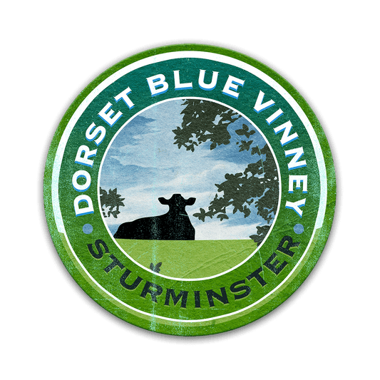 Dorset Blue Vinney Sturminster Cheese Label