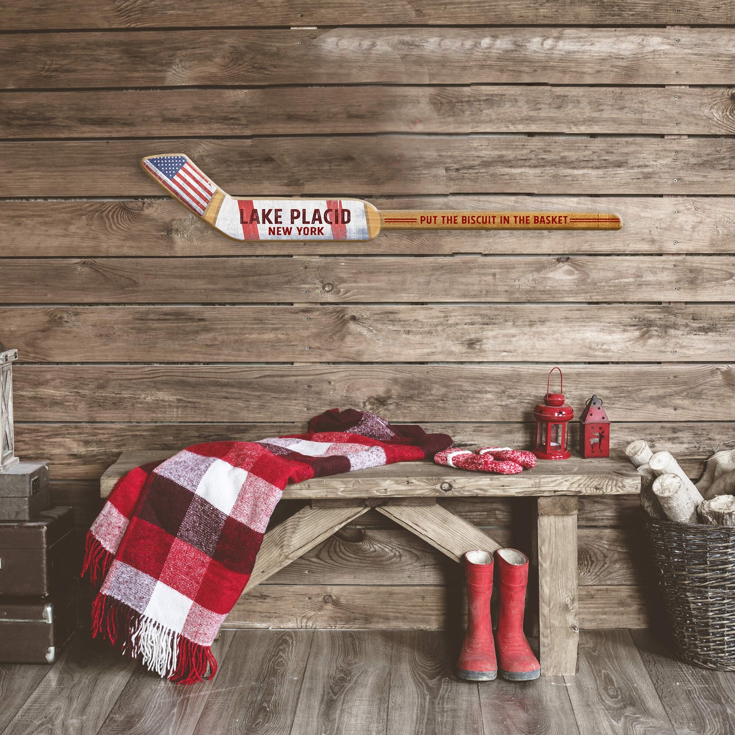 Hockey Stick Cut Up - Wood Wall Decor