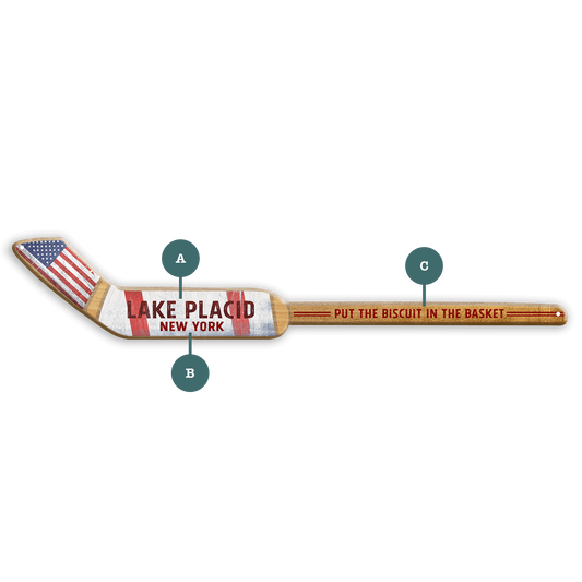 Hockey Stick Cut Up - Wood Wall Decor