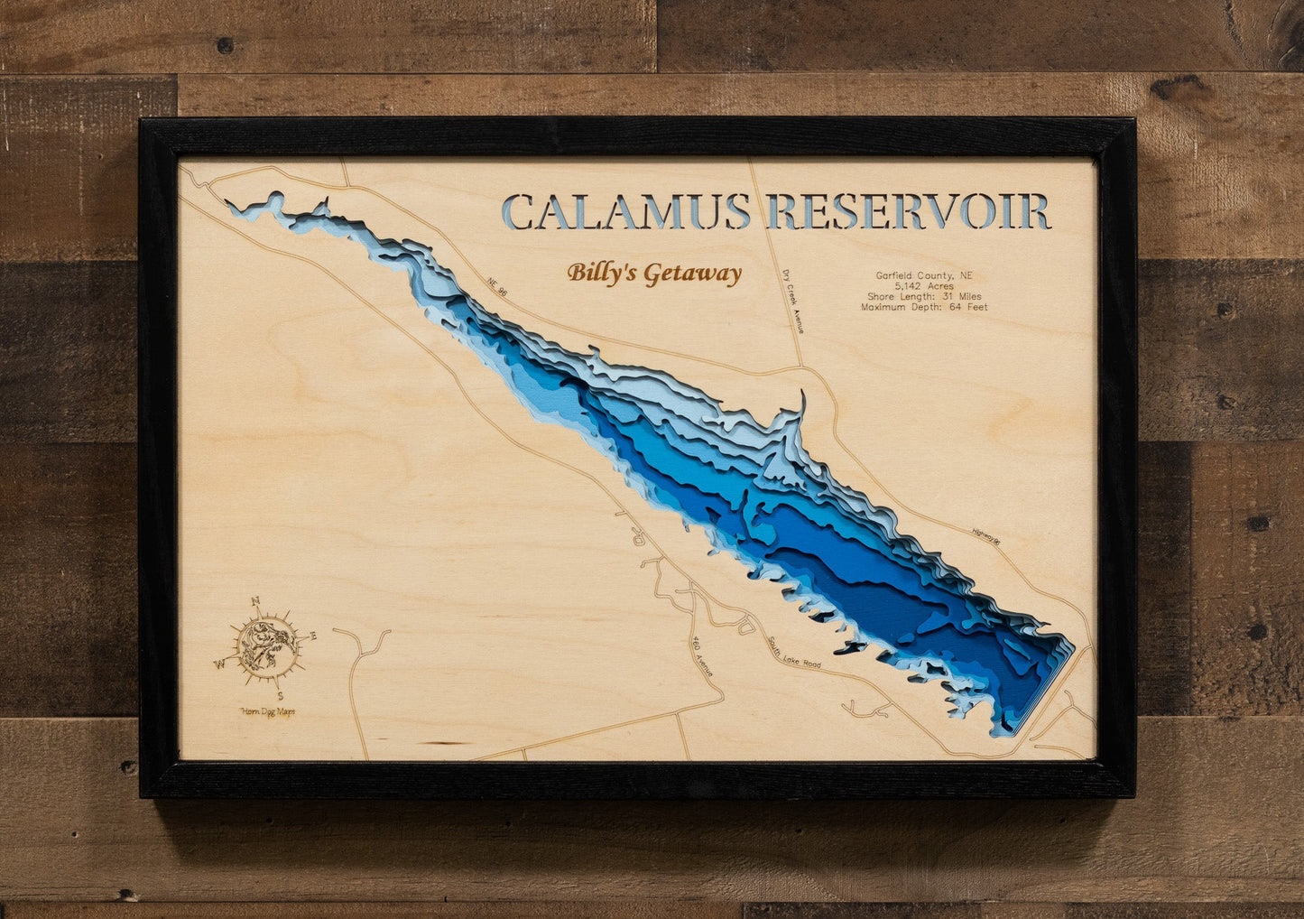 Calamus Reservoir in Garfield County, Nebraska