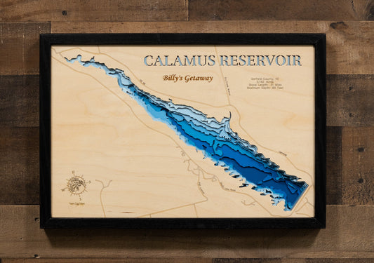Calamus Reservoir in Garfield County, Nebraska
