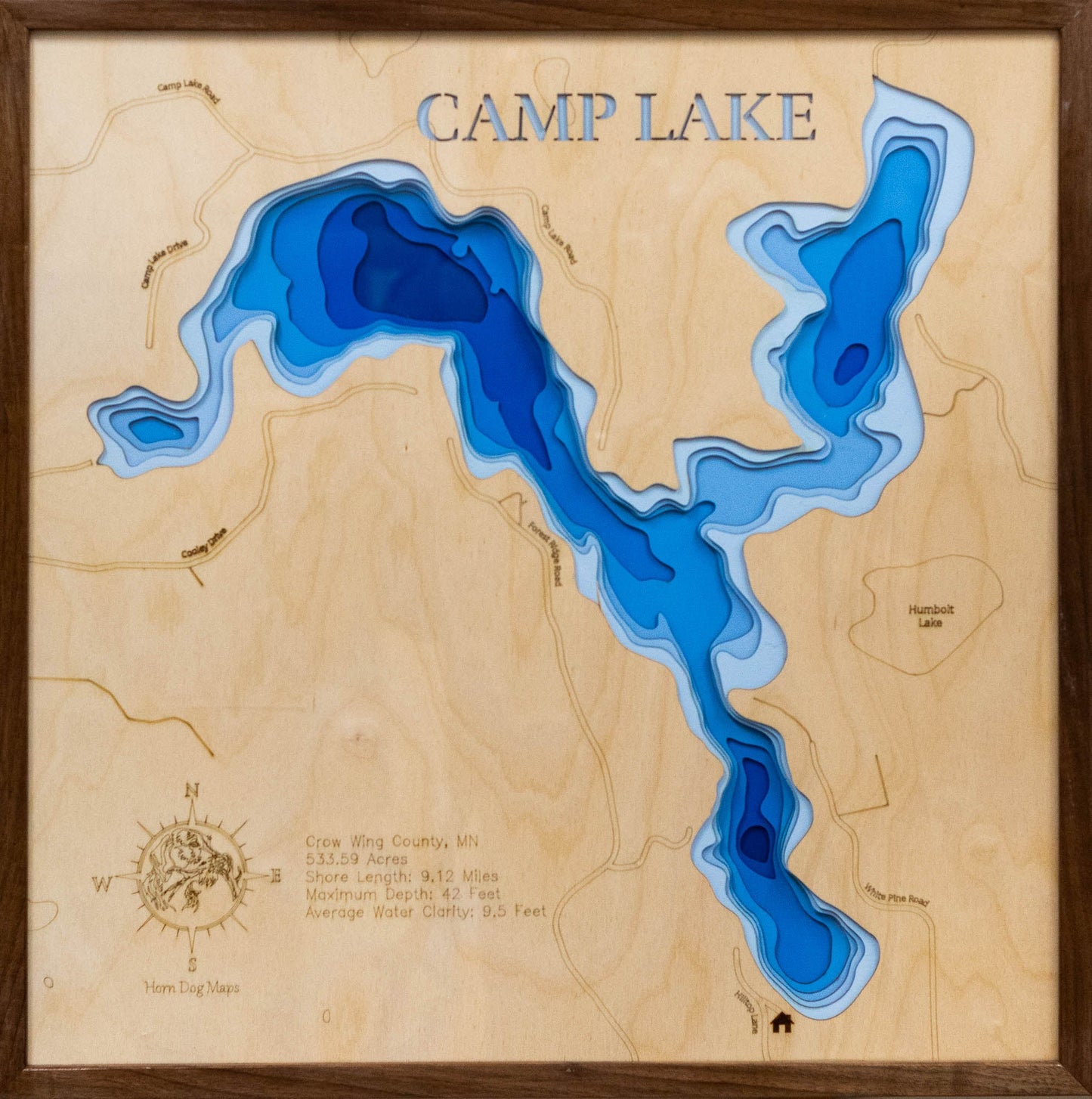 Camp Lake in Crow Wing County, Minnesota