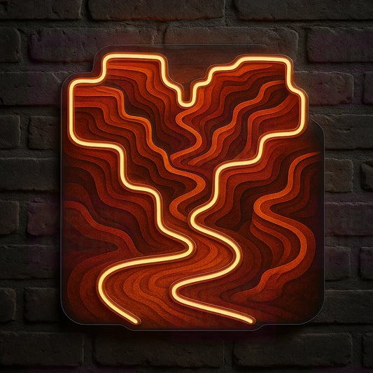 Canyonlands Maze LED Neon Sign