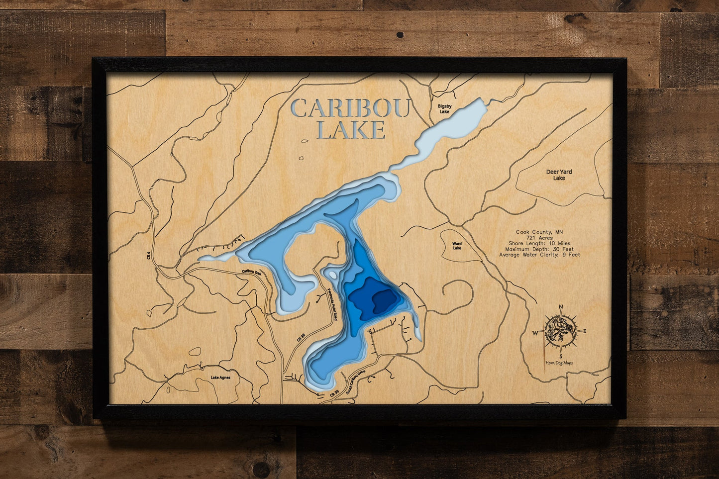 Caribou Lake in Cook County, Minnesota