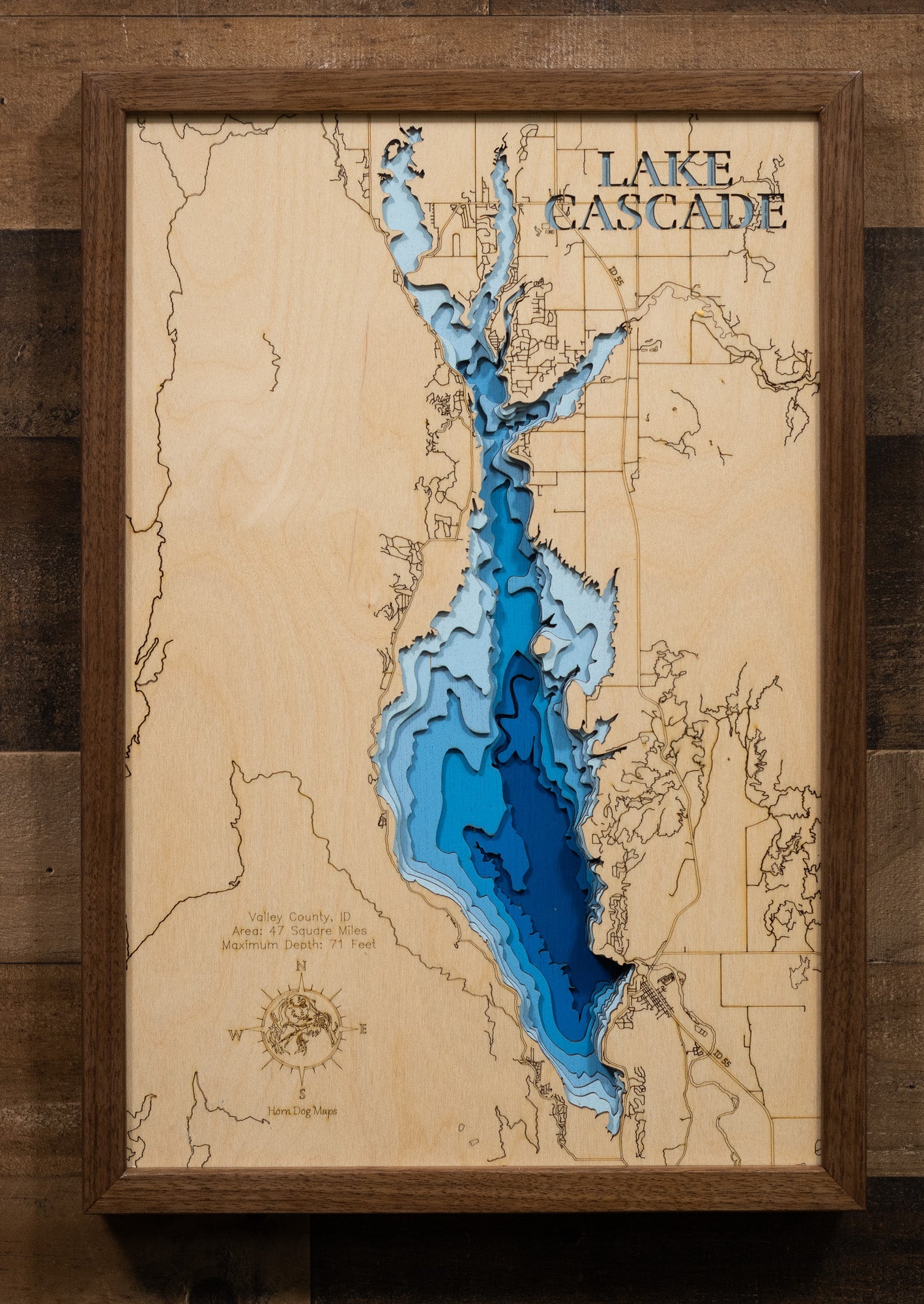 Lake Cascade in Valley County, Idaho