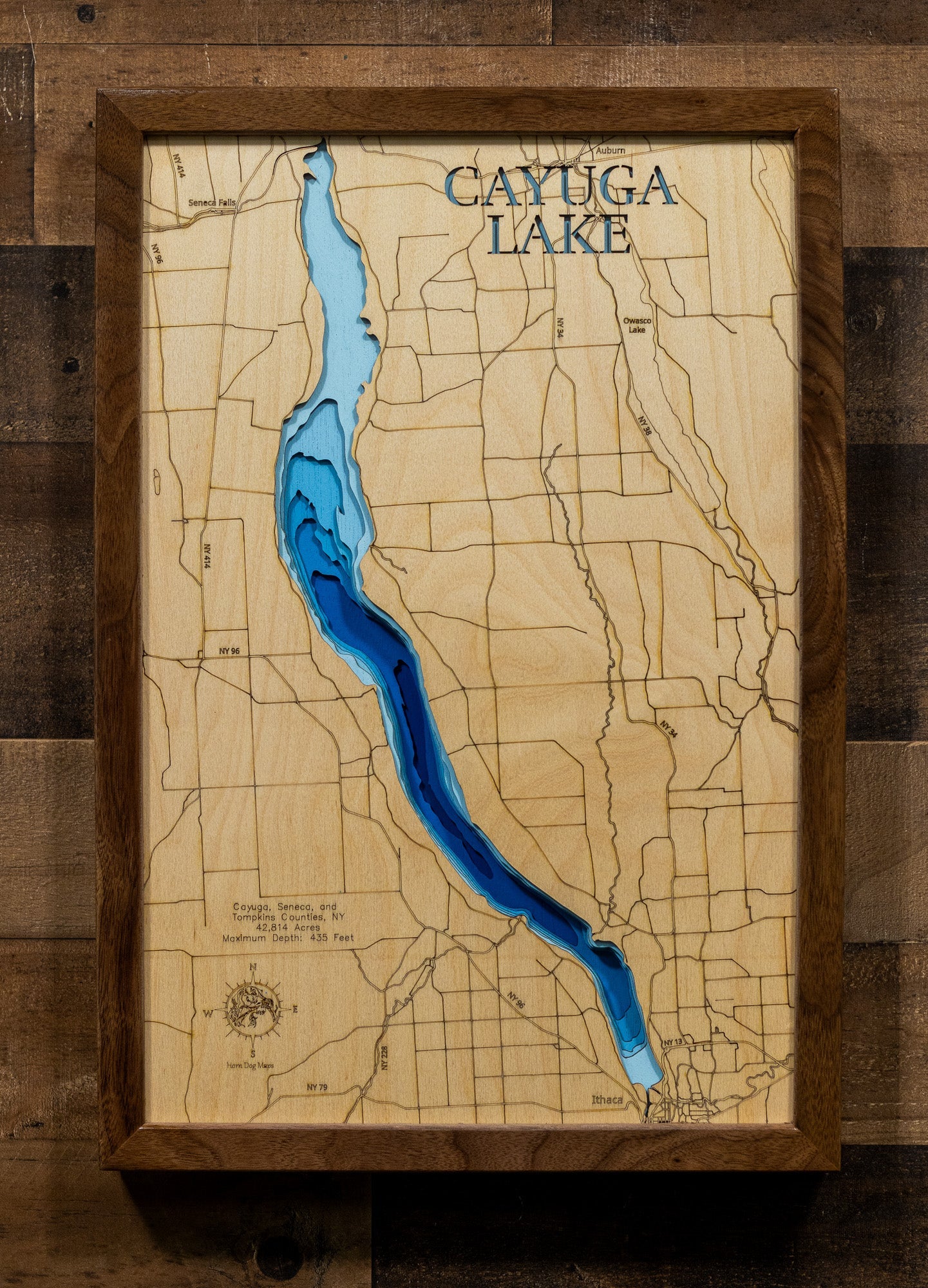Cayuga Lake in Seneca, Cayuga, and Tompkins Counties, New York