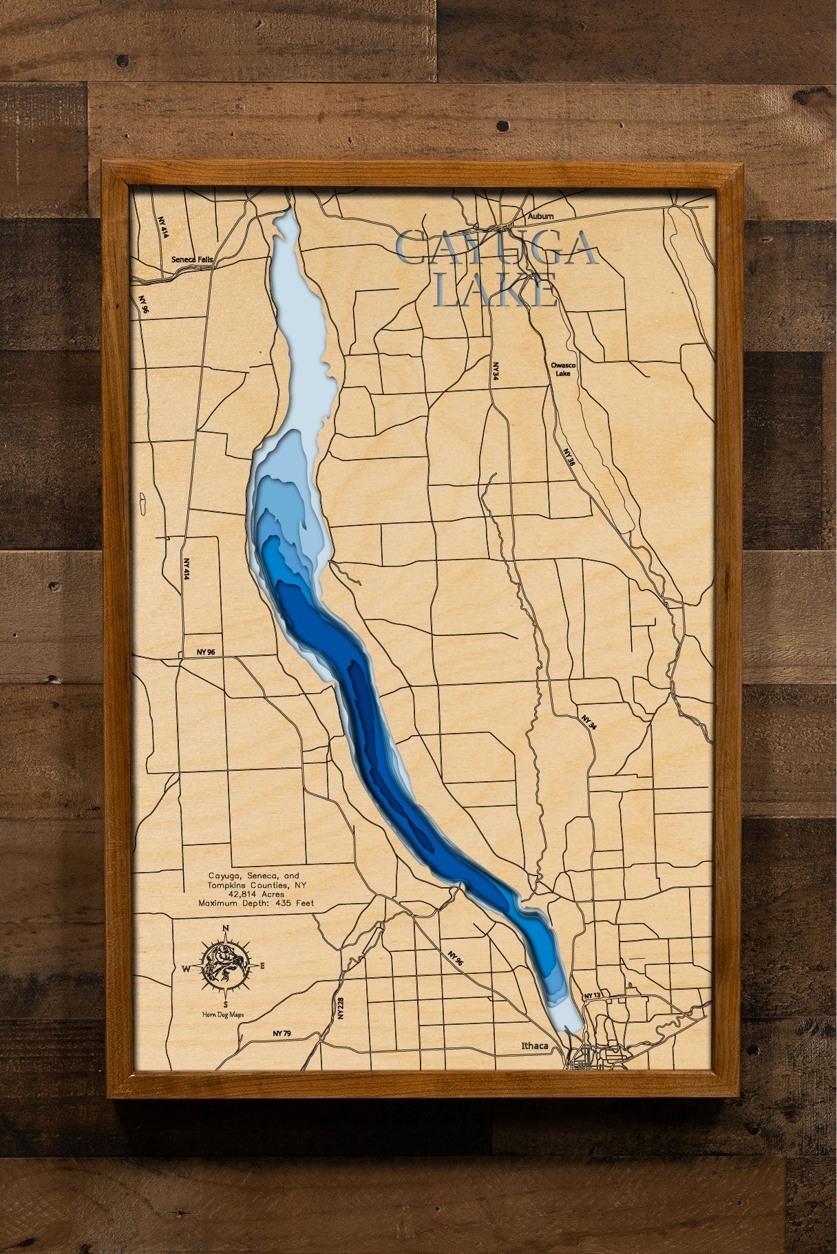 Cayuga Lake in Seneca, Cayuga, and Tompkins Counties, New York