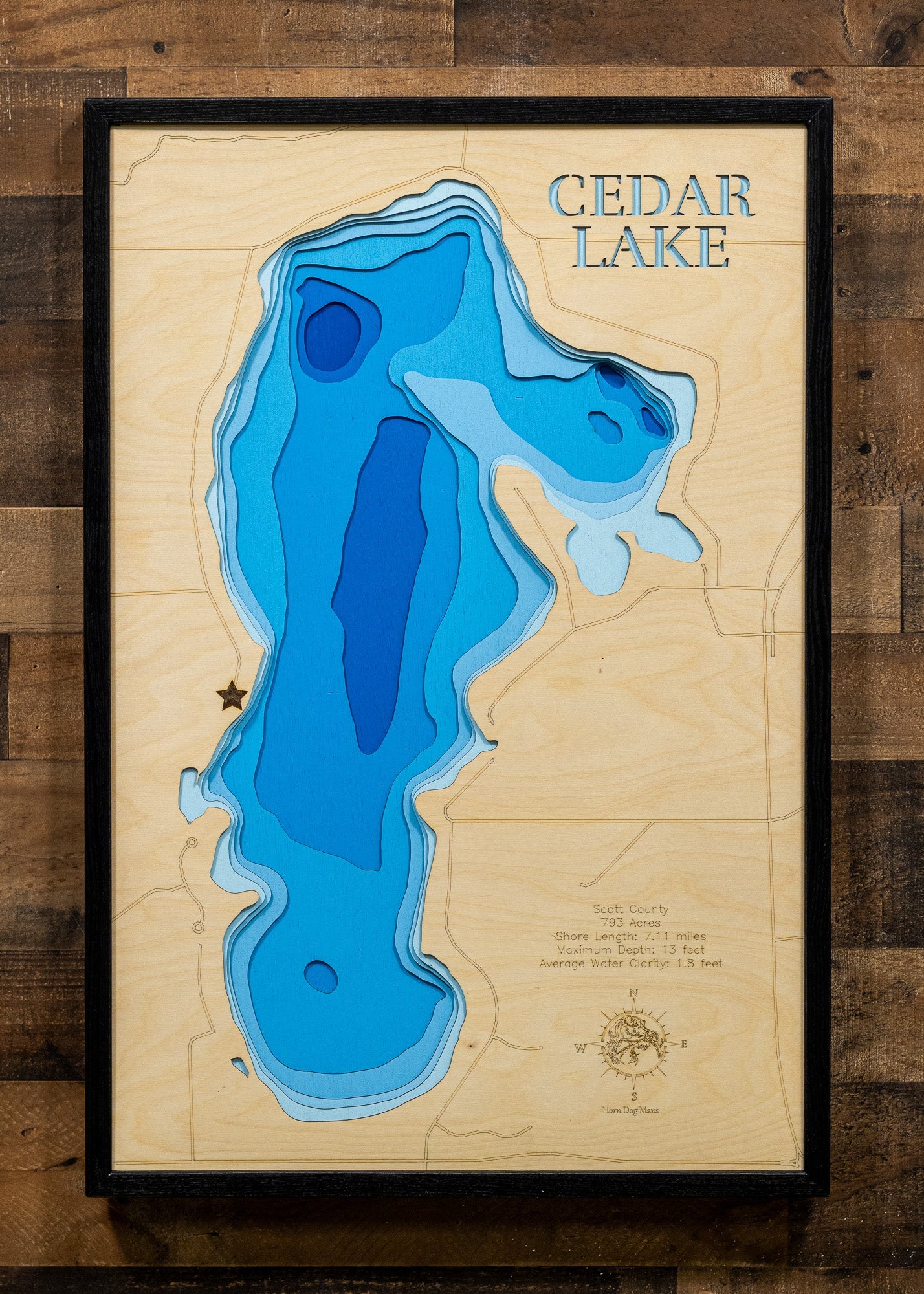 Cedar Lake in Scott County, Minnesota
