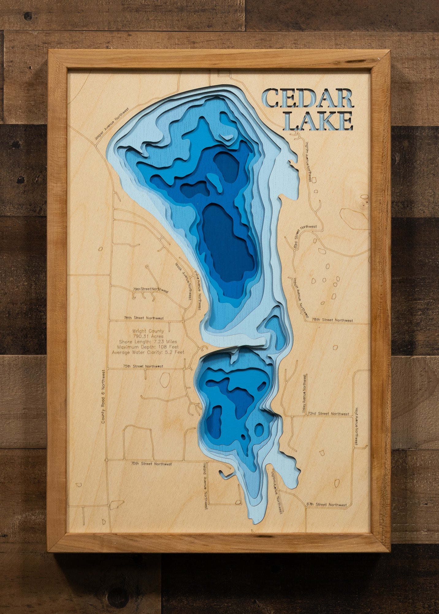 Cedar Lake in Wright County, Minnesota