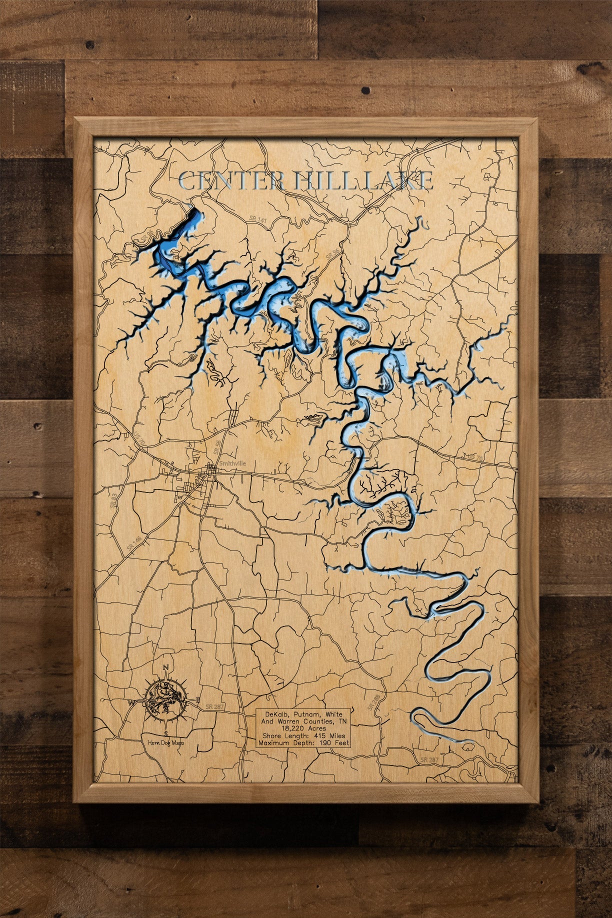 Center Hill Lake in DeKalb, Putnam, White, and Warren Counties, Tennessee