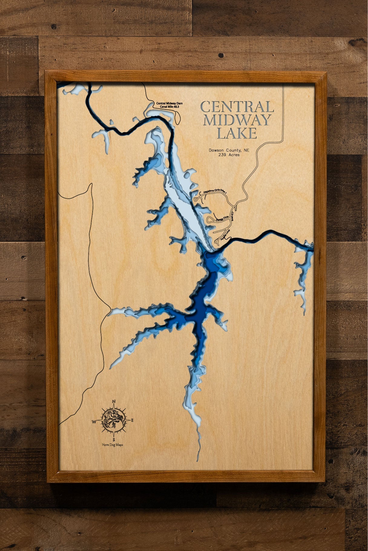 Central Midway Lake in Dawson County, Nebraska