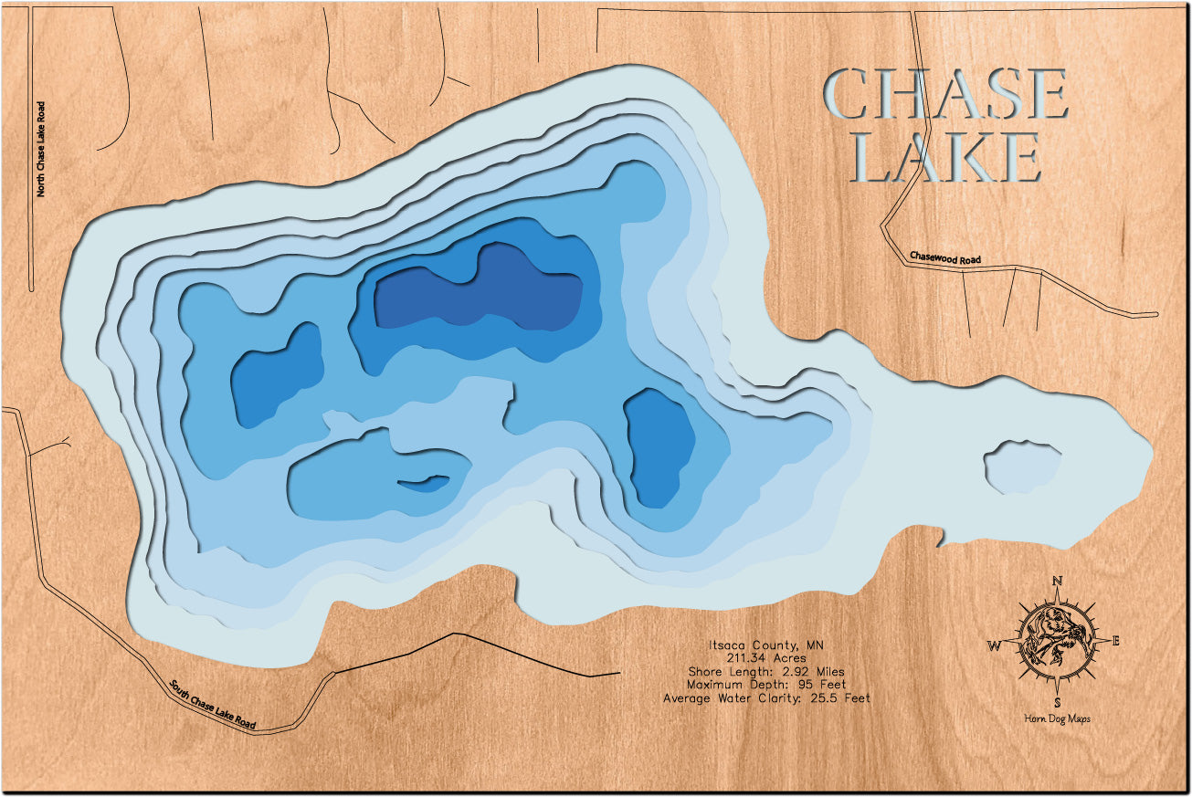 Chase Lake in Itasca County, Minnesota