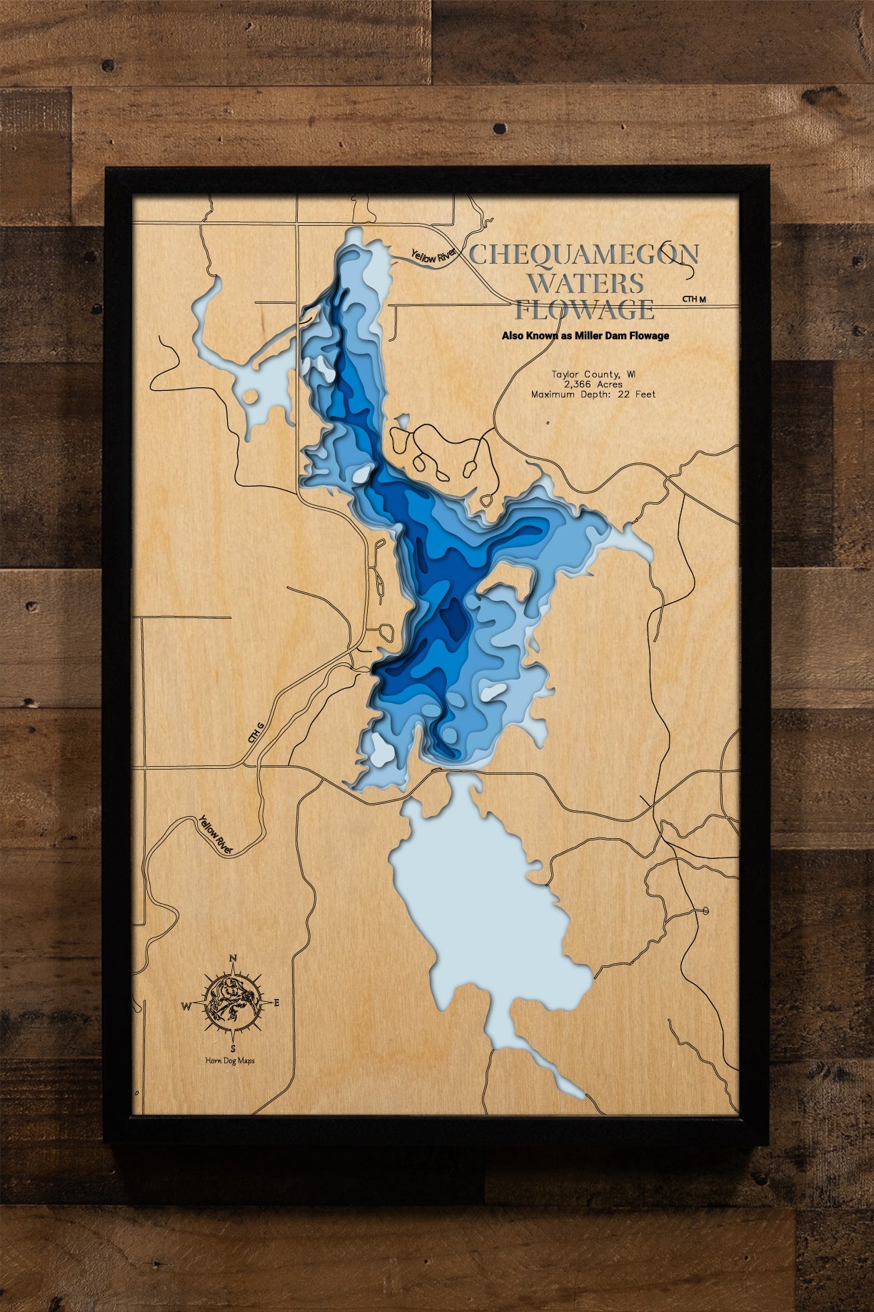 Chequamegon Waters Flowage in Taylor County, Wisconsin