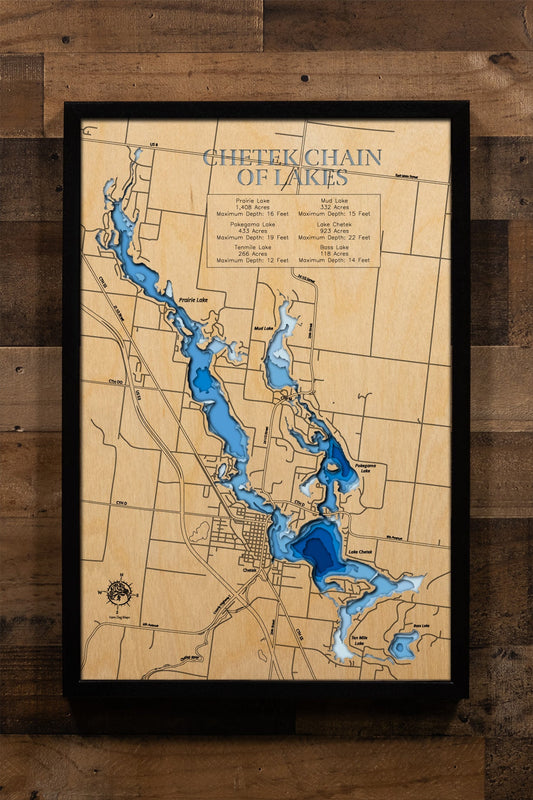 Chetek Chain of Lakes in Barron County, Wisconsin