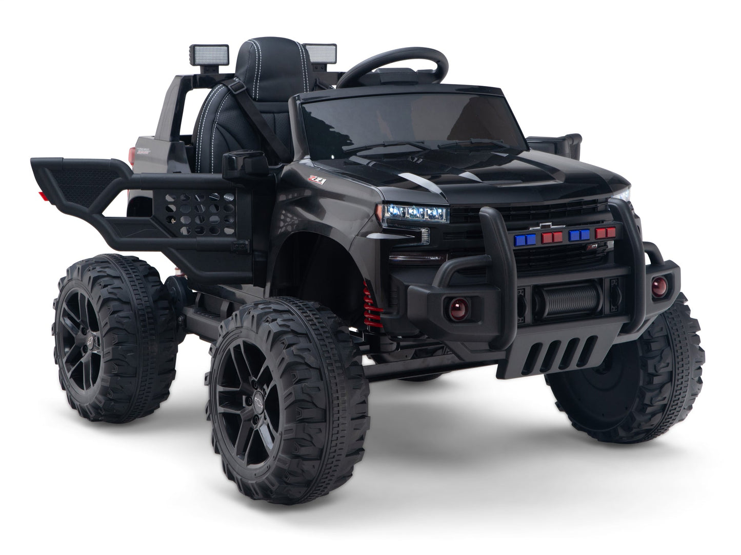 Chevy Silverado Monster Pickup Truck Ride On Toy Truck For Children W/Magic Cars® Wireless Parental Control