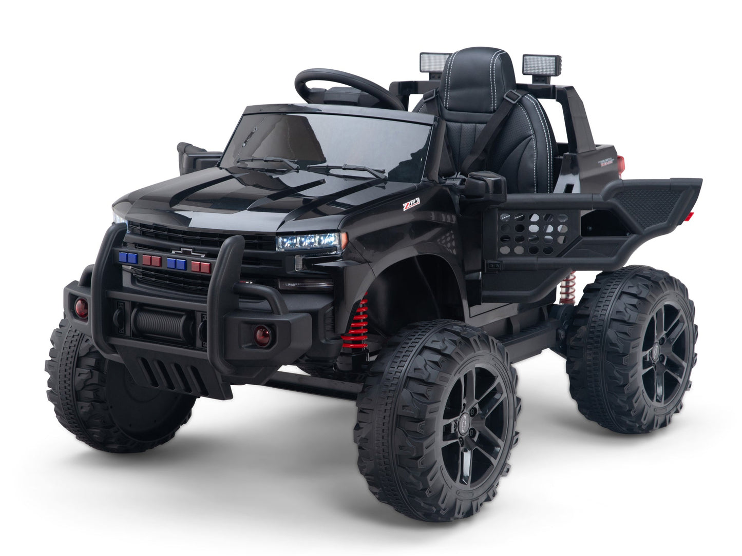 Chevy Silverado Monster Pickup Truck Ride On Toy Truck For Children W/Magic Cars® Wireless Parental Control