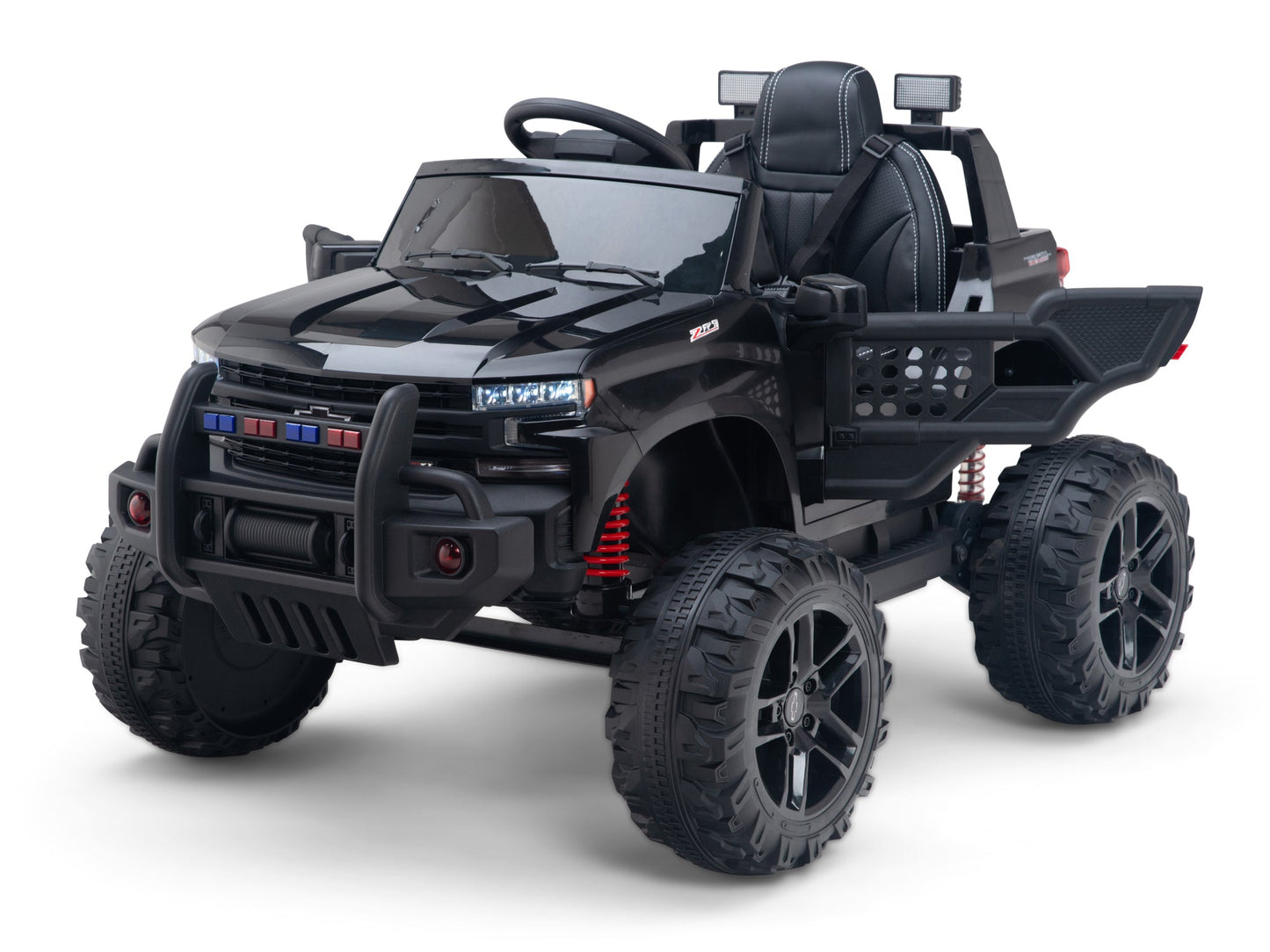 Chevy Silverado Monster Pickup Truck Ride On Toy Truck For Children W/Magic Cars® Wireless Parental Control