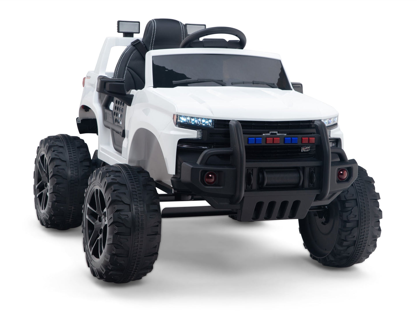 Chevy Silverado Monster Pickup Truck Ride On Toy Truck For Children W/Magic Cars® Wireless Parental Control